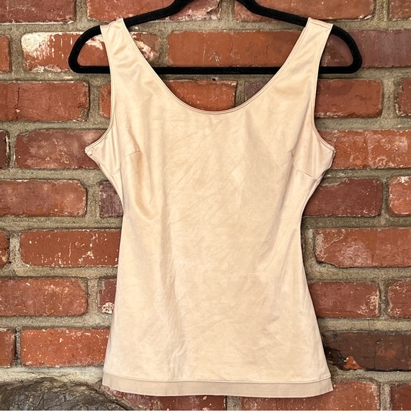 Spanx Women's beige shape wear tank shirt top size xl undergarment‎ smoothing - Picture 1 of 10